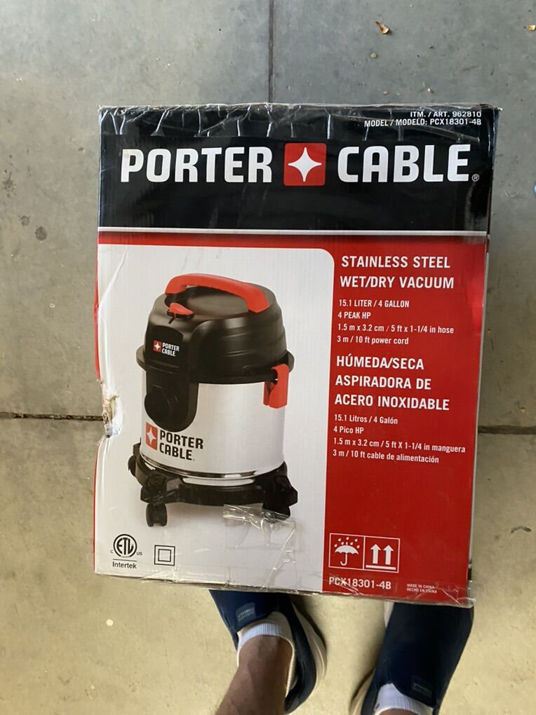Porter Cable Shop Vac