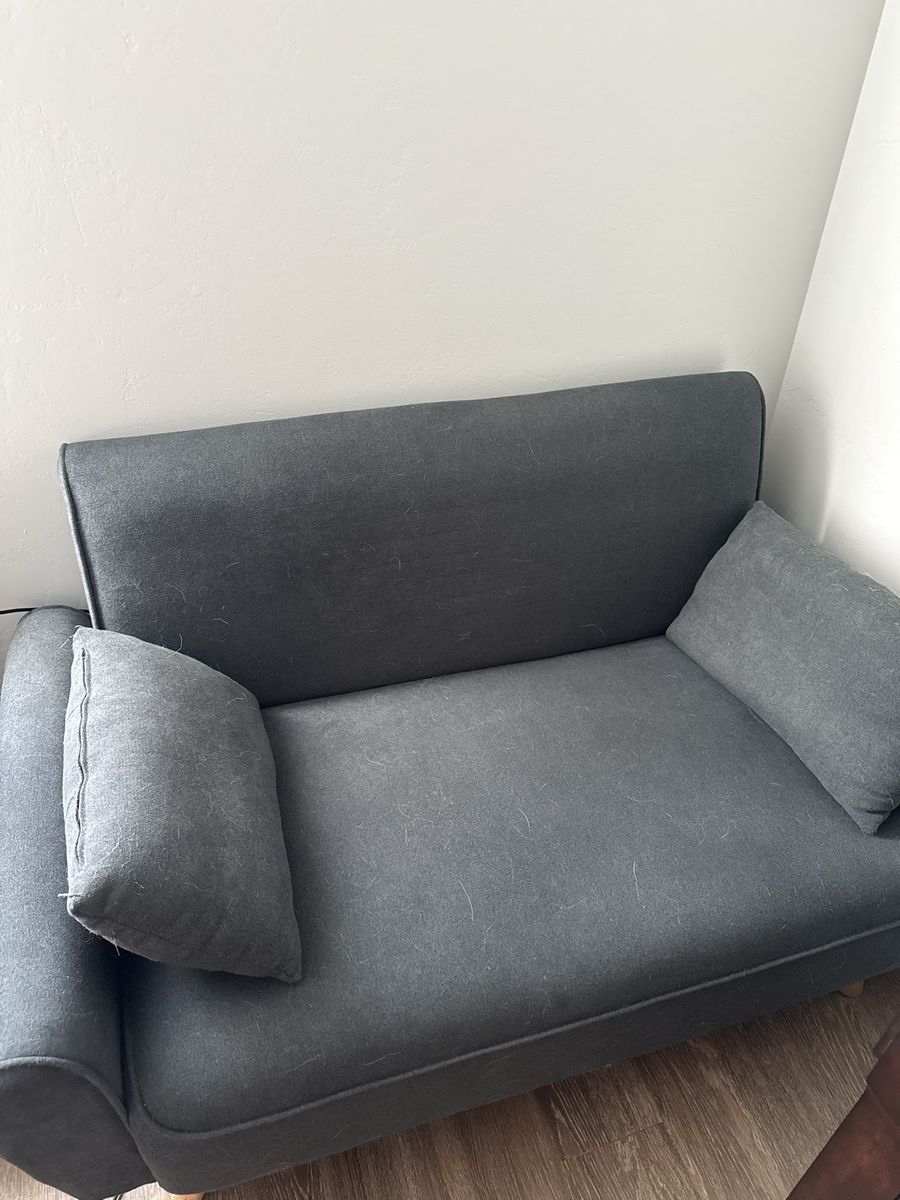 couch with pillows