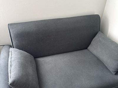 couch with pillows