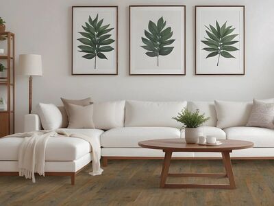 Mohawk Home 10mm Cascade River Creek Oak Waterproof Resilient Plank Flooring 1838644 #102025