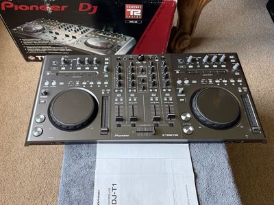 Pioneer DDJ-T1 Traktor 4-Channel DJ Controller with Original Box and Manual