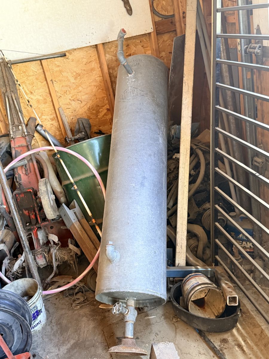 Galvanized storage tank