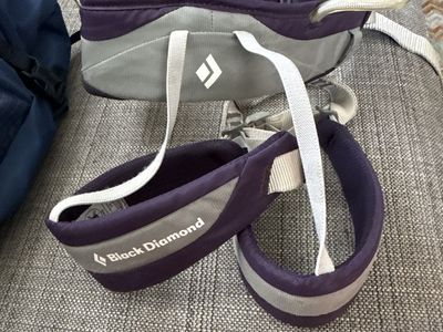 Black diamond kids climbing harness