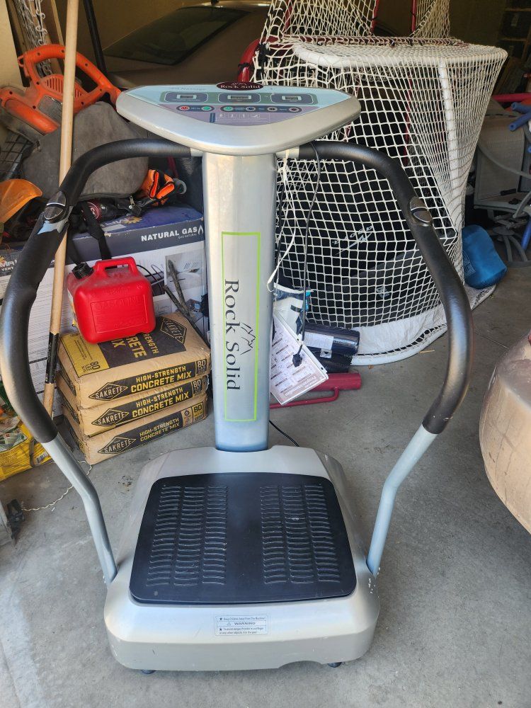 Vibration plate machine exercise machine
