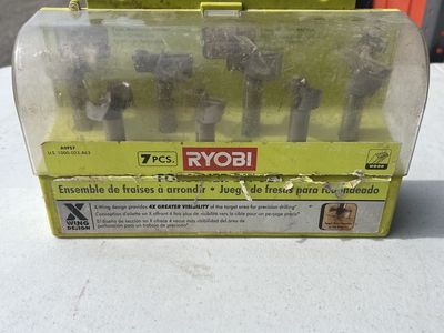 RYOBI A9FS7 Forstner Bit Set 7 Pieces