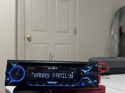 Sony Stereo BLUETOOTH Bass FM USB aux microphone