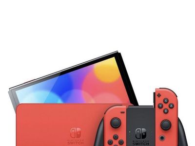 Nintendo switch OLED Mario edition