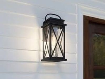 NEW Quoizel Saint Elias Outdoor Wall Light | Matte Black | Premium Exterior Light