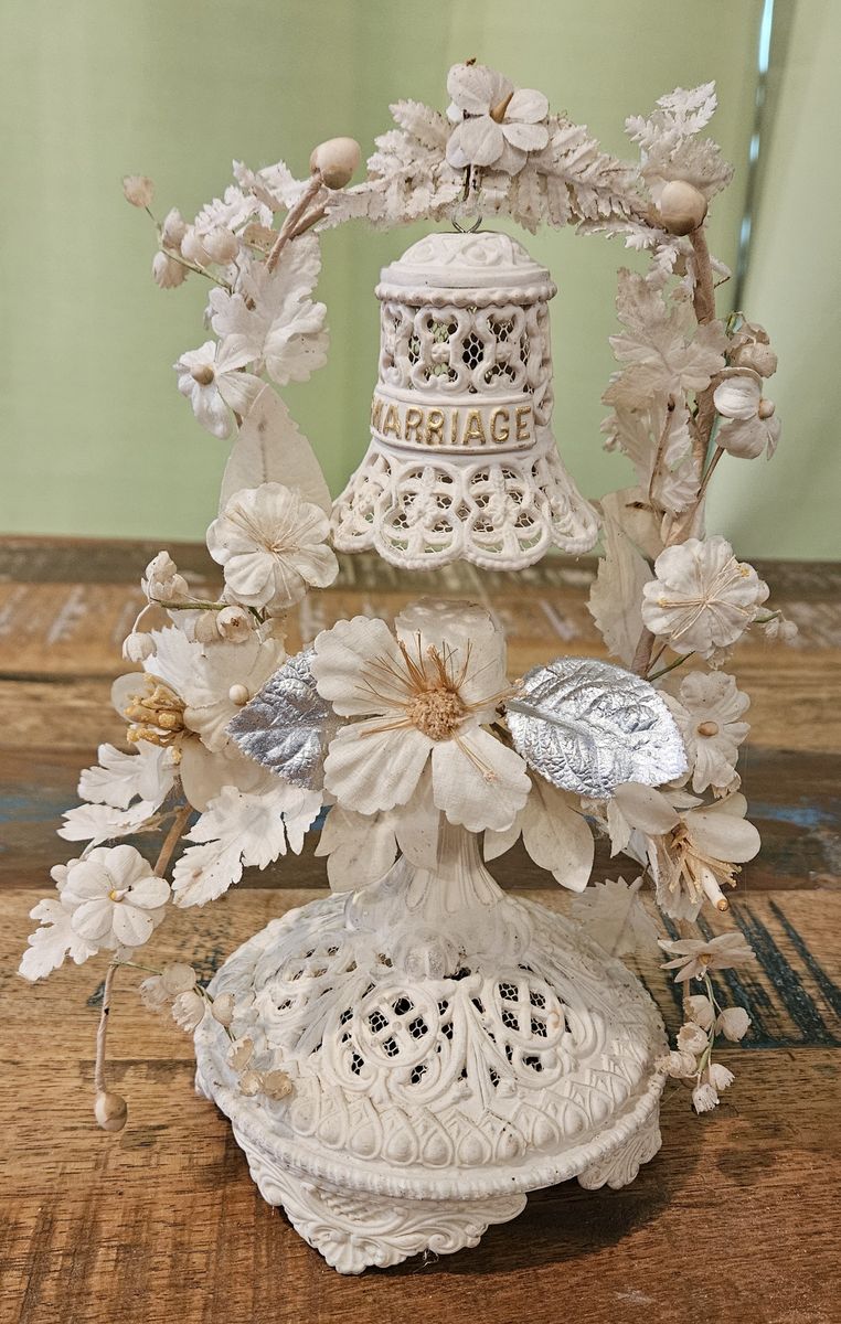 Antique Victorian Weddig Cake Topper
