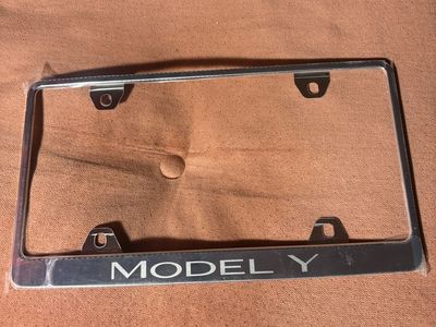 Tesla model y license plate holder