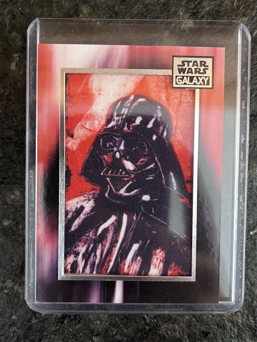 Star Wars Galaxy M-DV Darth Vader Patch Card - Topps Collectible Art Card
