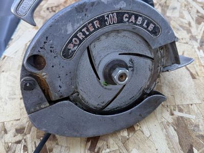 Vintage Porter-Cable 508 Circular Saw - 115V AC/DC, 9 Amp