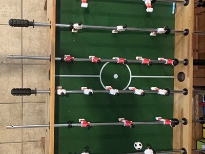 Classic Foosball Table with - Great Condition - Family Fun Game Room