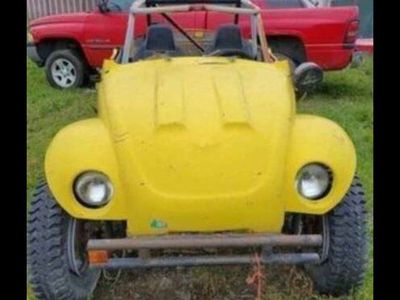 1967 YELLOW BAJA BUG, NO MOTOR, LIFTED 10 INCHES,