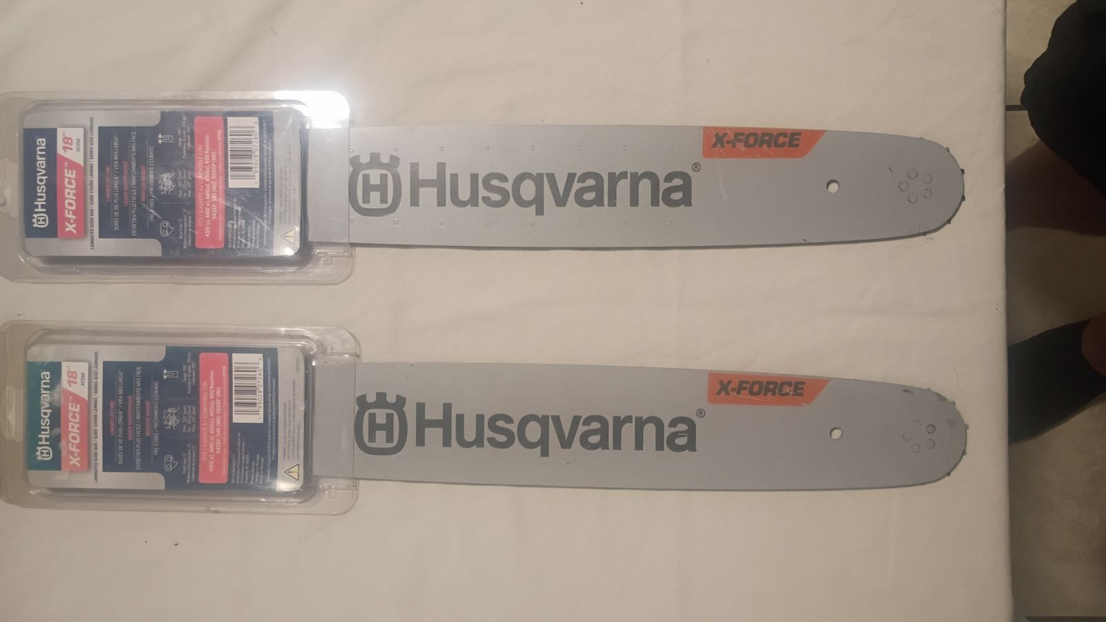 NEW Husqvarna X-Force 18" Chainsaw Guide Bar .325" .050" 72DL XF250 Laminated