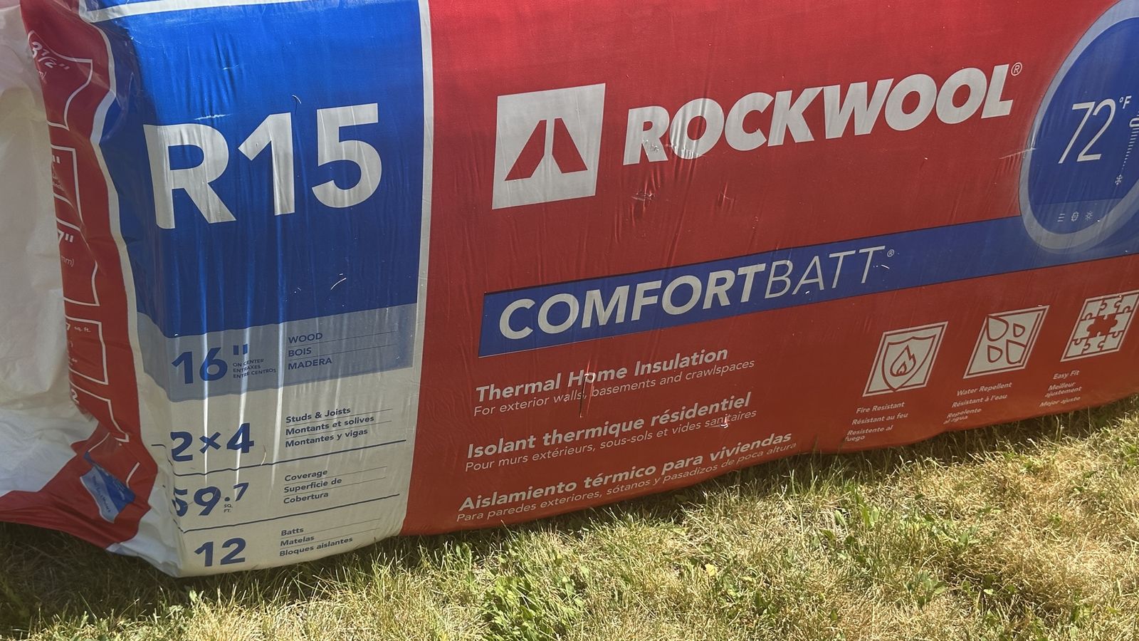 Rockwool comfortbatt insulation