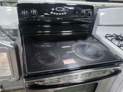 Maytag Electric Range Stove - Stainless Steel / Black