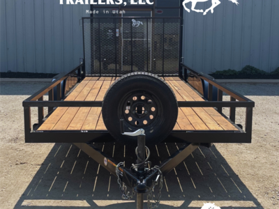 7x16' Workhorse Tandem Utility Trailer Base *SPARE TIRE INCLUDED*