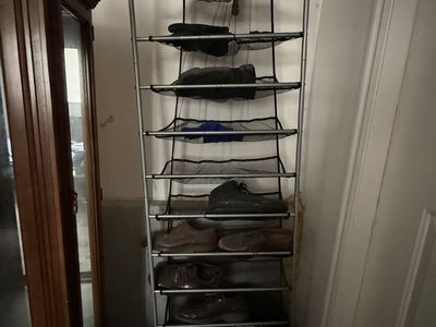 Tall shoe rack organizer