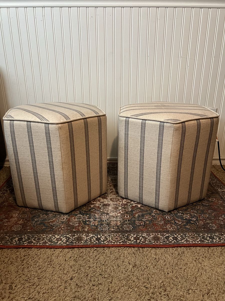 Bedford Ellen Accent Ottoman By Martha Stewart (set of two)