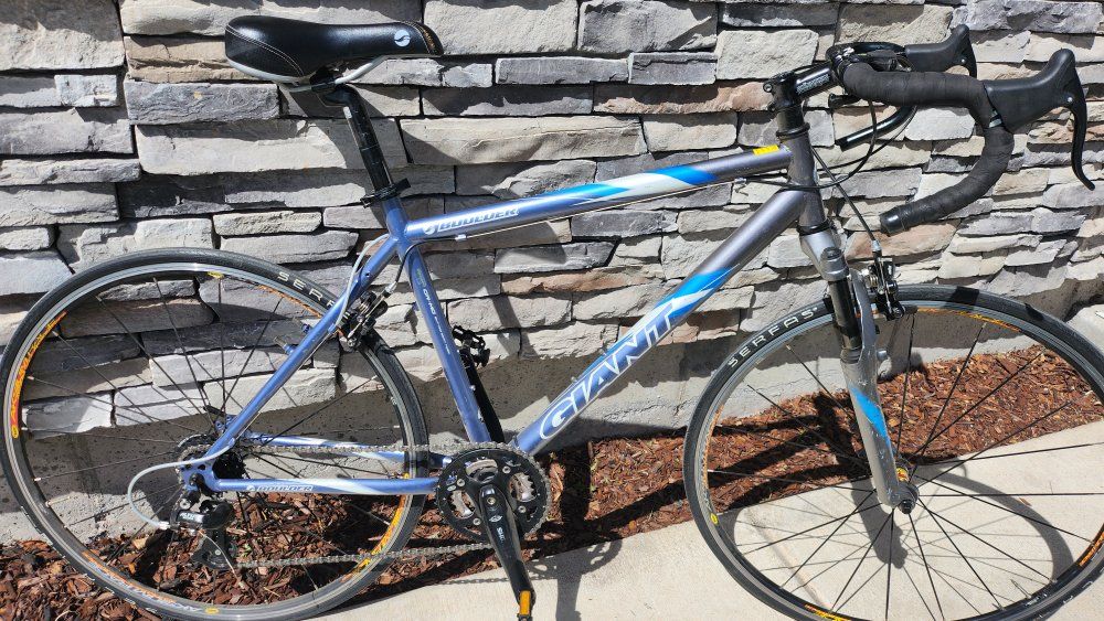 Giant Boulder road bike conversion