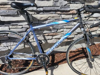 Giant Boulder road bike conversion