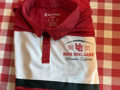 Holloway Adult XXL 2022 Rose Bowl Game Utah Utes Red White Black Polo Shirt