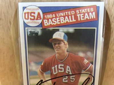 Cory Snyder 1985 Topps USA Olympic Autograph Baseball Hand Signed ROOKIE Card