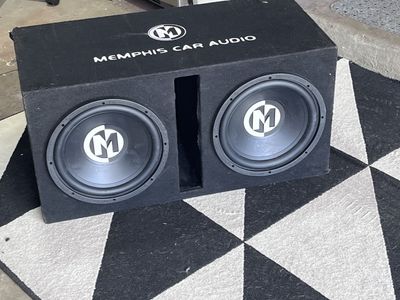 Memphis Dual 12 subs+box