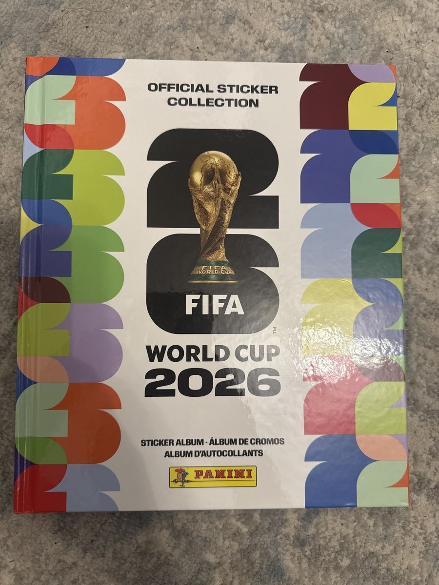 2026 Panini FIFA World Cup Soccer Sticker Hard Cover Album
