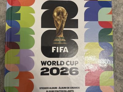 2026 Panini FIFA World Cup Soccer Sticker Hard Cover Album