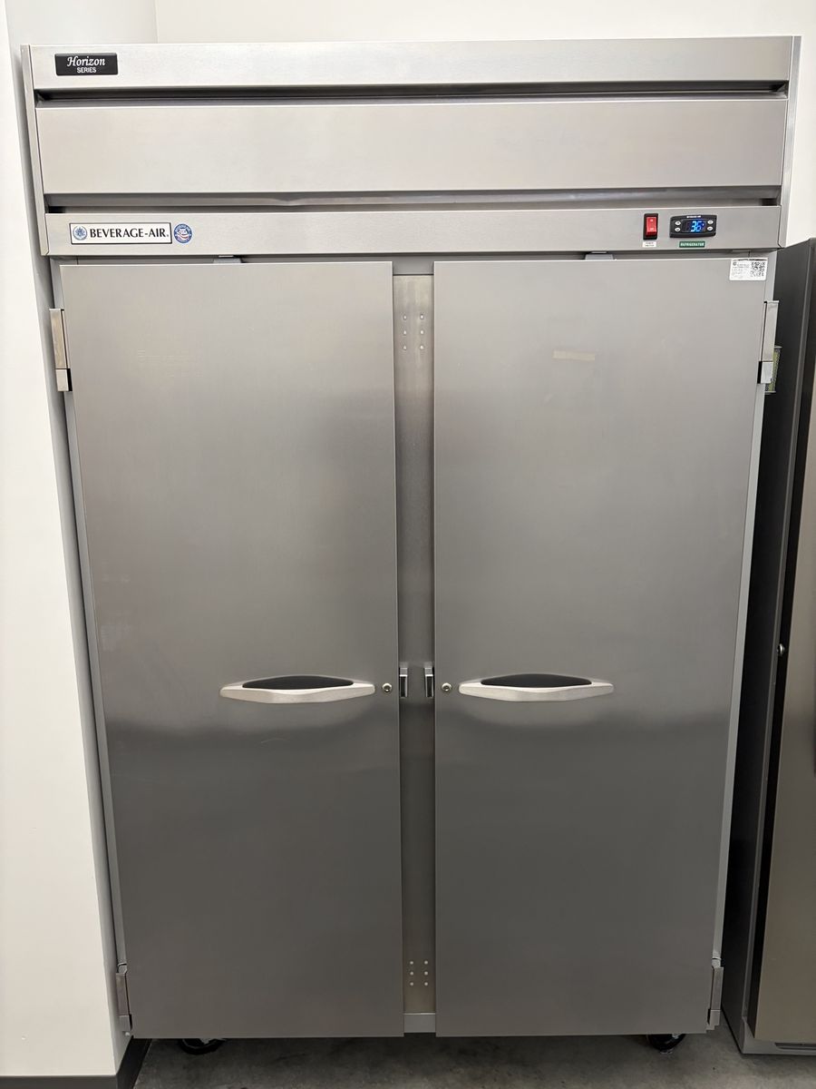 Beverage-Air Horizon Series HR2-1S Commercial Refrigerator Stainless Steel