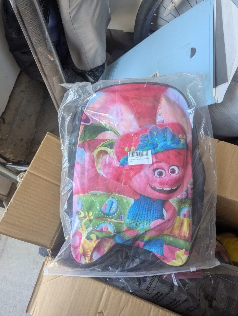 Trolls Poppy Pink Kids Backpack School Bag New