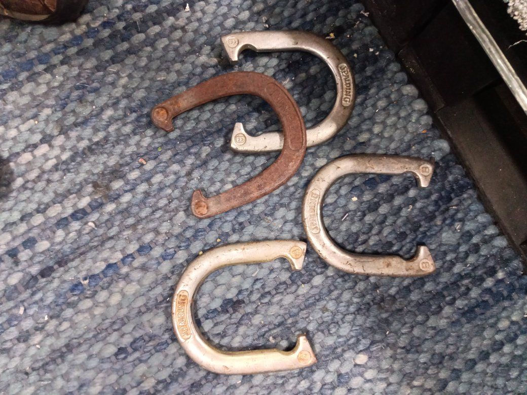Spalding & Ringer Horseshoes for Horseshoe Game!