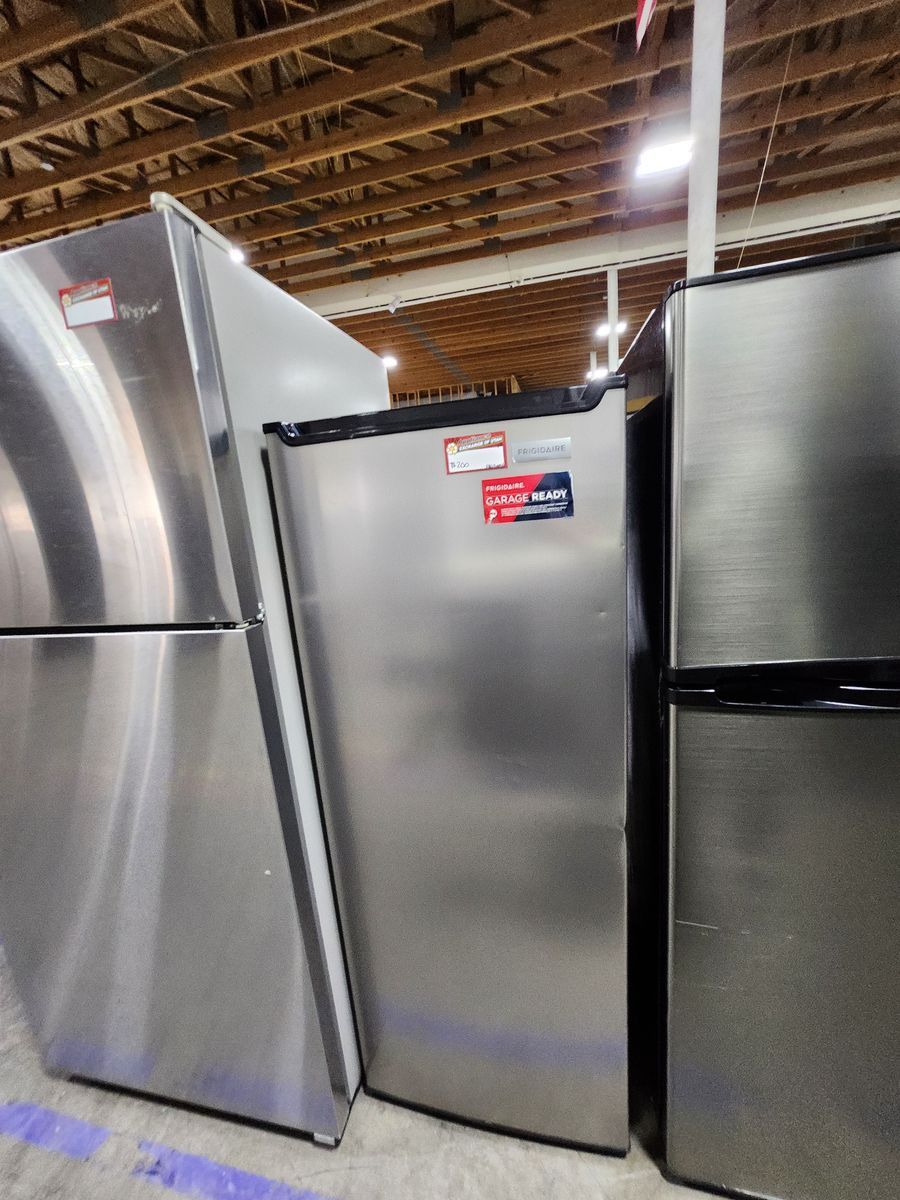 Frigidaire Garage Ready Upright Freezer/Fridge Stainless Steel Finish Used