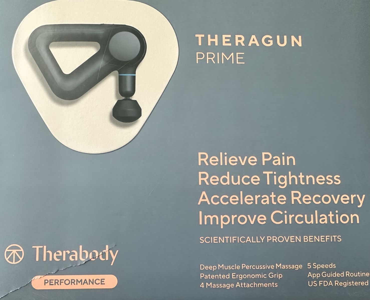 Theragun Prime Massage Gun – Recovery & Muscle Therapy - Brand New