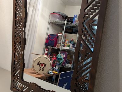 rustic southwest navajo wall mirror