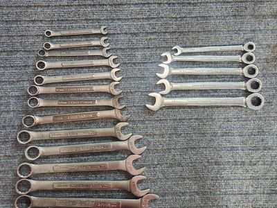 Craftsman Mixed Metric Wrench Set - 7mm to 19mm - Combination & Ratcheting Wrenches