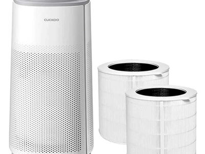 CUCKOO CAC-K1910FW True HEPA 5-Stage Air Purifier with Replacement Filter 1035104 #95306