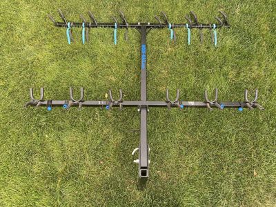 Woof Rax Hitch Bike Rack - Black 6-Bike Capacity