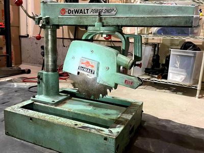 Vintage DeWalt AMF Power Shop Radial Arm Saw Model 925261 - Made in USA