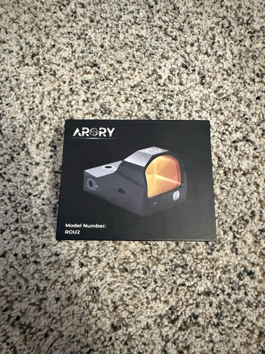 ARORY ROU2 Red Dot Sight - RMR Footprint, 2 MOA Dot & 32 MOA Circle Optic
