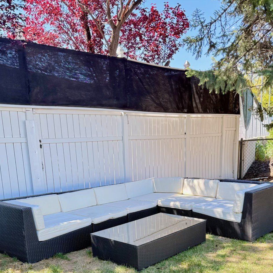 Sectional couch and coffee table
