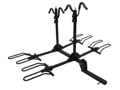 Transit XL Foldable 4-Bike Hitch Rack & bike cover- Standard & Fat Tire Compatible