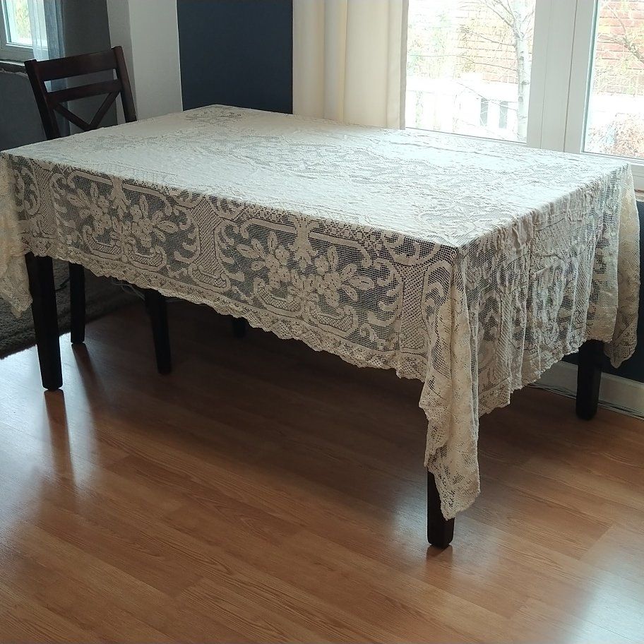 Cloth and Lace Tablecloth