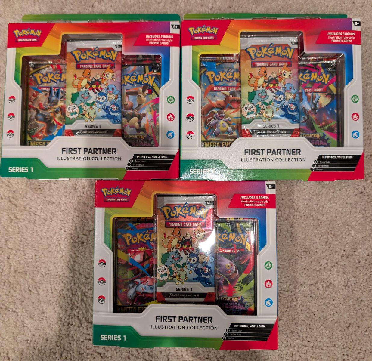 Pokemon first partner collection