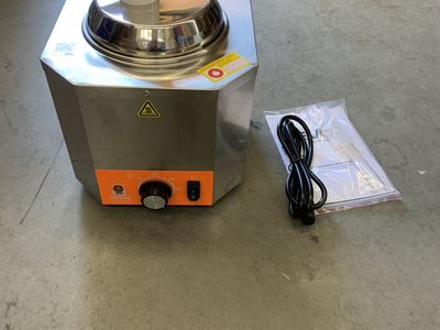 SKYSHALO Electric Cheese Dispenser with Pump, 2.4 L, Commercial, Temp Adjustable (86-230℉), with Stainless Steel surface
