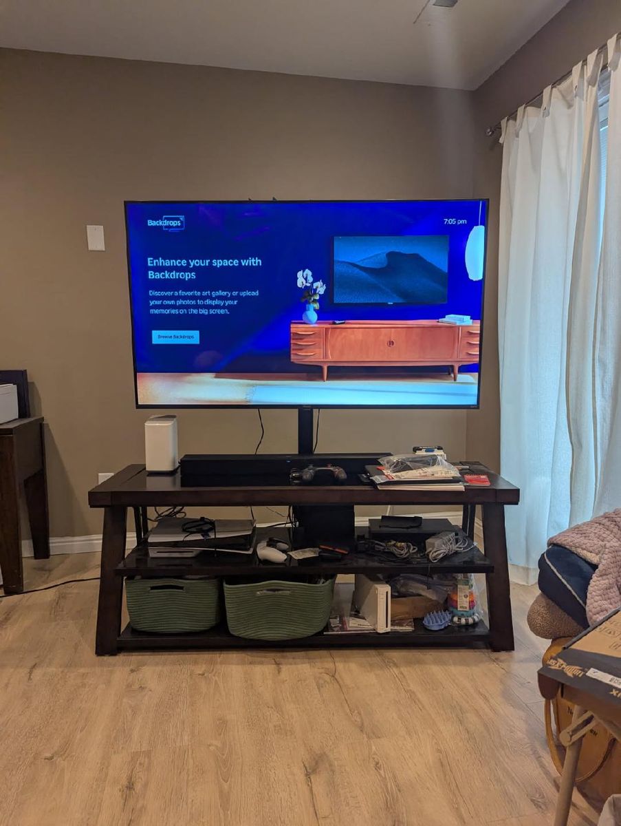 TV Stand Console and Mount