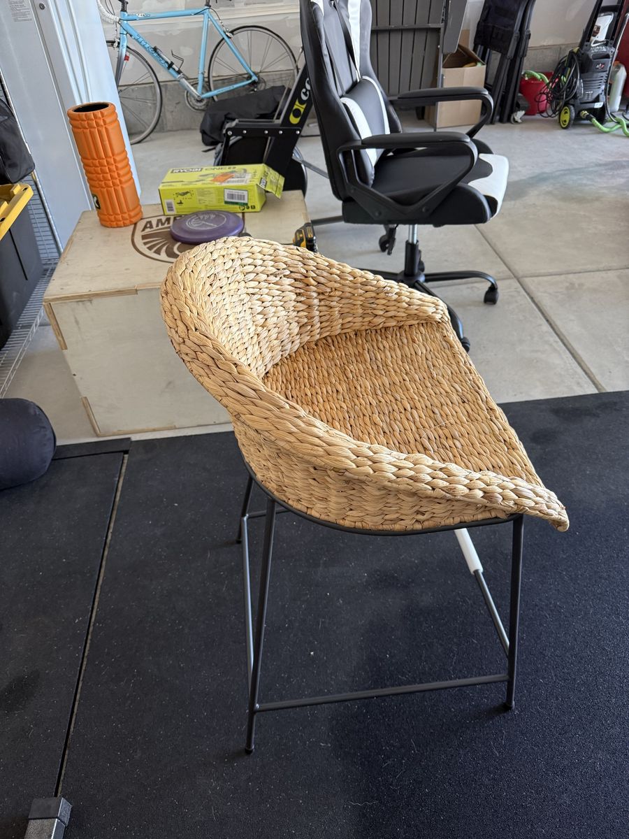 Natural woven chair