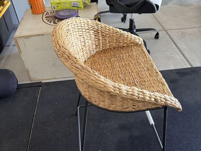 Natural woven chair